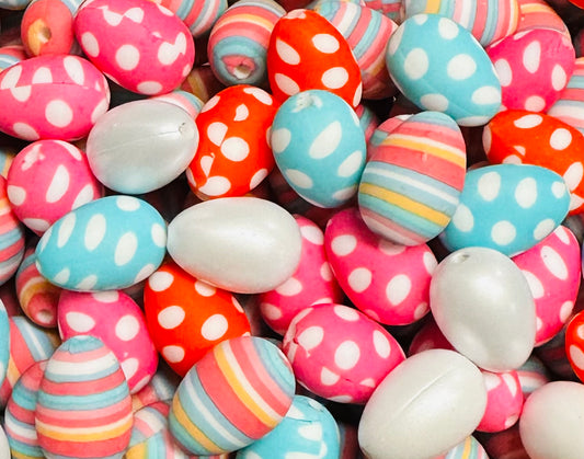 Easter Egg Silicone Focal Bead
