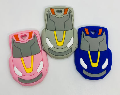 Z- Teether Race Car Silicone Teether, Car Silicone Teether