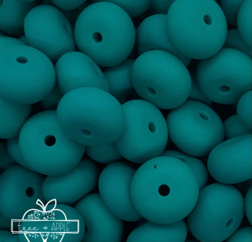 14mm ABACUS Lagoon Silicone Beads