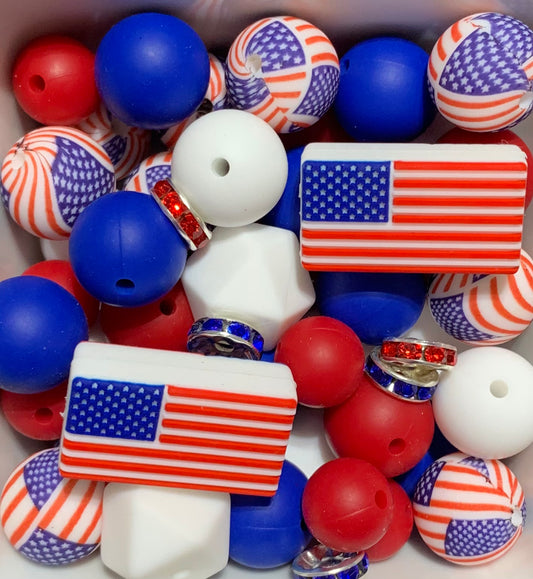Bead Mix - Fourth of July