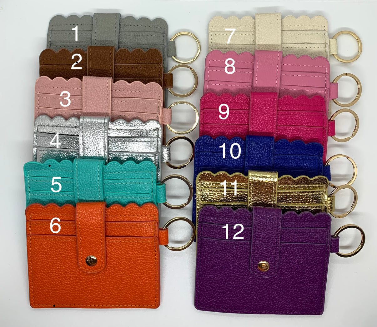 * Wallet ONLY, Wallets Keychain The Silicone Bead Store LLC