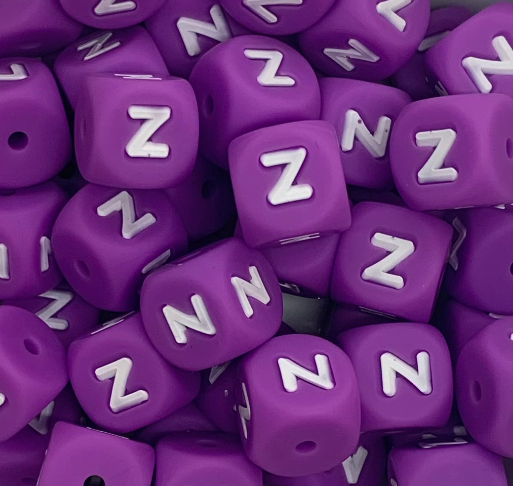 Letter Z 12mm Purple